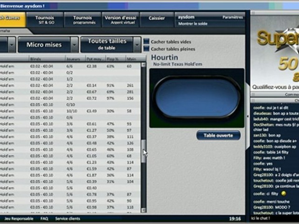 EUROSPORT POKER » Présentation Vidéo Du Logiciel et Bonus!