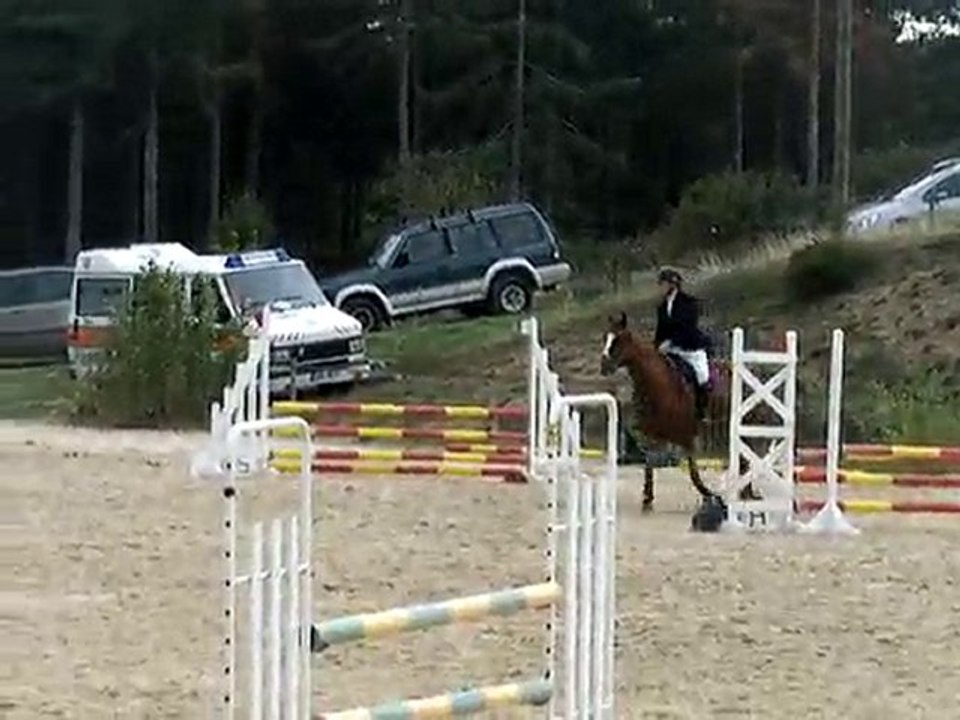 cso du CCE au poney d'éole, club 2 le 17 octobre 2010