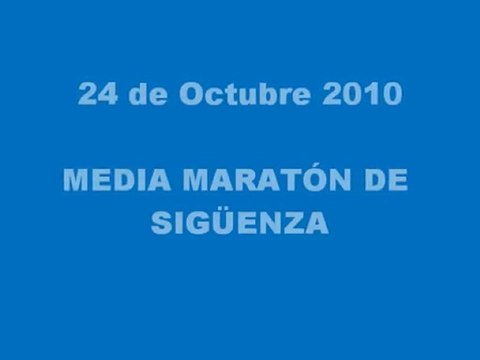 2010_10_24 Media Maratón de Sigüenza (C. MARATON GUADALAJARA