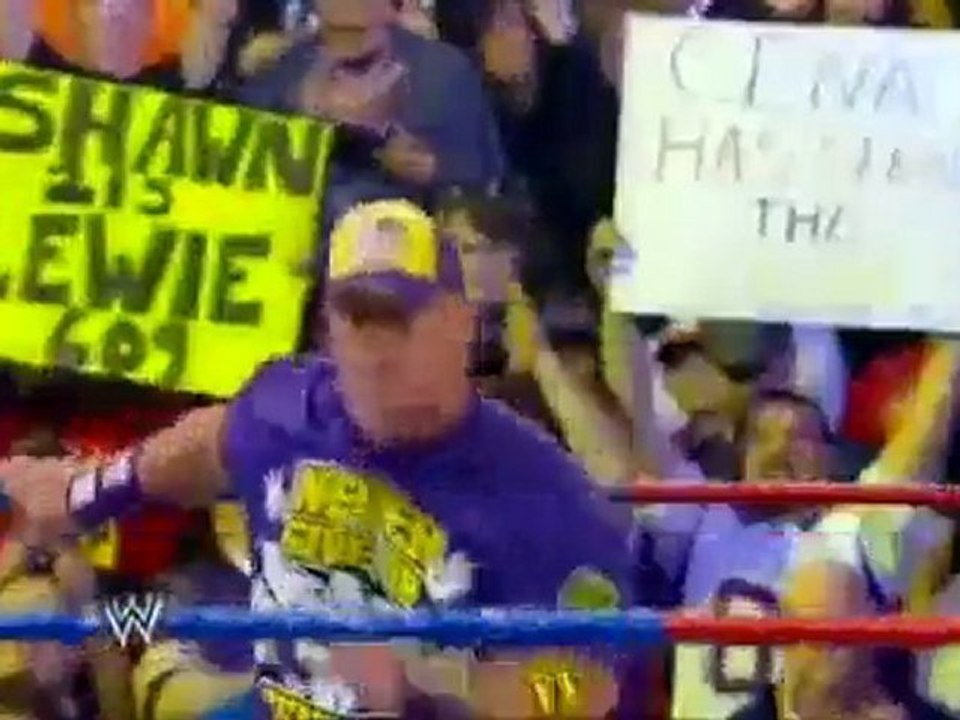 Bragging Rights 2010 Cena & Otunga vs Rhodes & Mcintyre 1/2