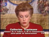 Loi audiovisuelle : Catherine Trautmann ministre de la culture et de la communication
