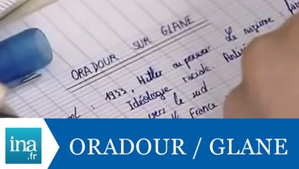 Oradour-sur-Glane : visite des élèves alsaciens - Archive INA