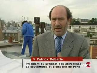 Tempête : bilan couvreurs à Paris