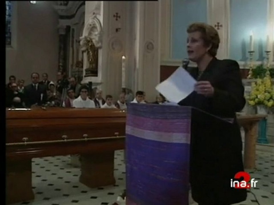 Obsèques Jean Marais/ Vallauris