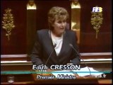 Assemblée nationale discours politique d'Edith Cresson