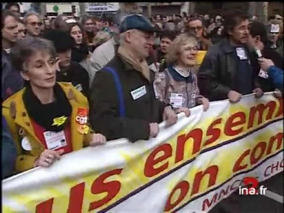 MANIF CHOMEURS PARIS