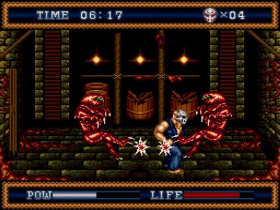 Splatterhouse 3 [Megadrive] niveau 4