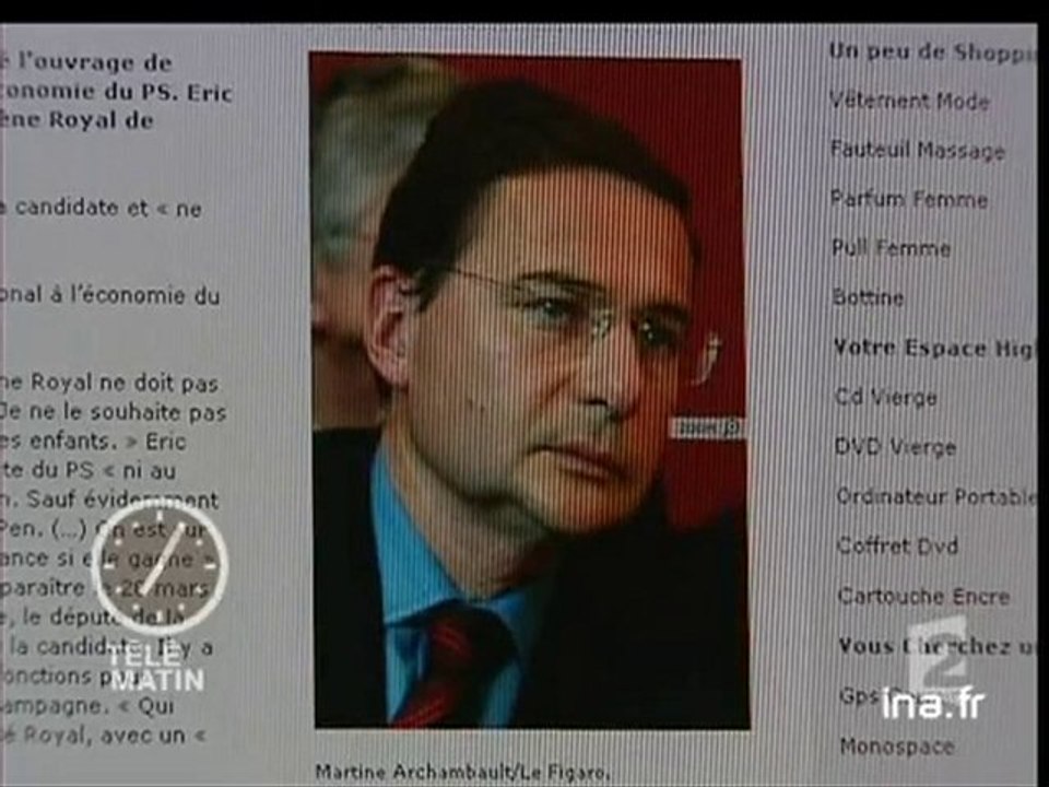 Brève : Eric Besson / livre contre Royal