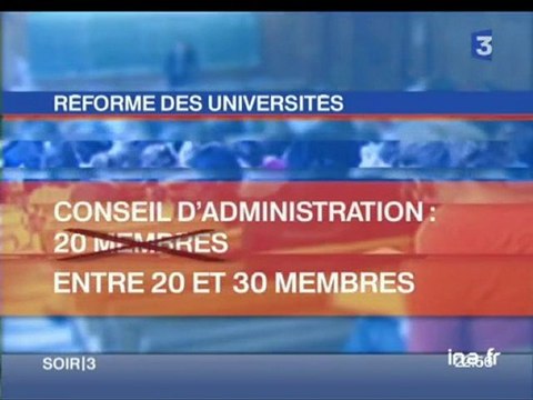 Réforme des universités : Pécresse propose un texte amendé