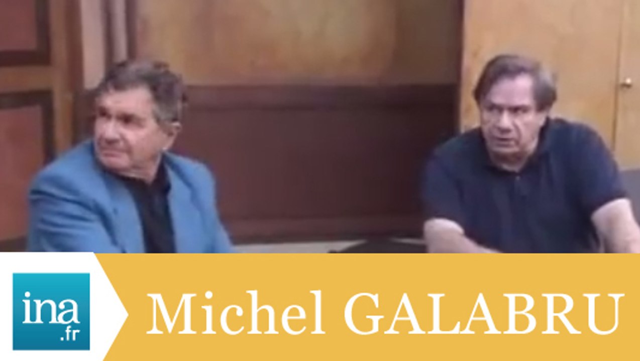 Les frères Galabru se retrouvent au théâtre - Archive INA