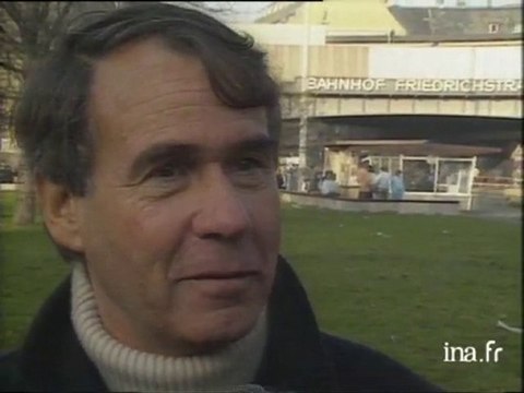 RDA - RFA : interview Pierre Juquin à Berlin-Est