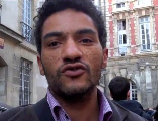 Rassemblement pour les expulsés de la place des Vosges