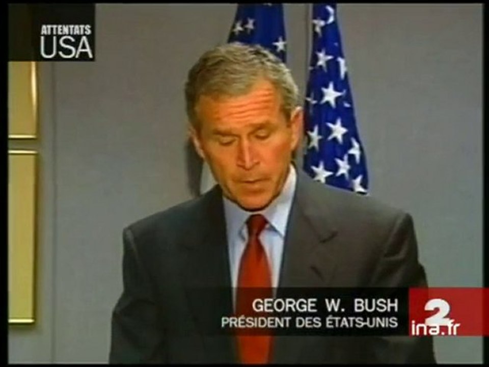 [Attentats Etats-Unis : réaction de George W Bush]