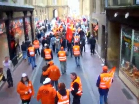 Manif Metz 28 octobre 2010 contre réforme des retraites