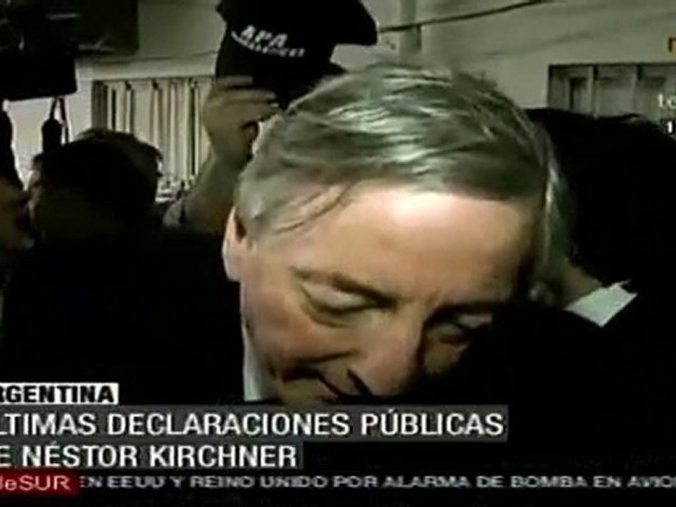 Últimas declaraciones de Kirchner, en el Día de la Lealtad Peronista