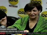 Concluye incertidumbre en Lima, ya hay Alcaldesa Electa: Susana Villarán
