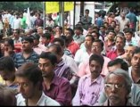 Activists Protest Against Rail Services in Kolkata, India