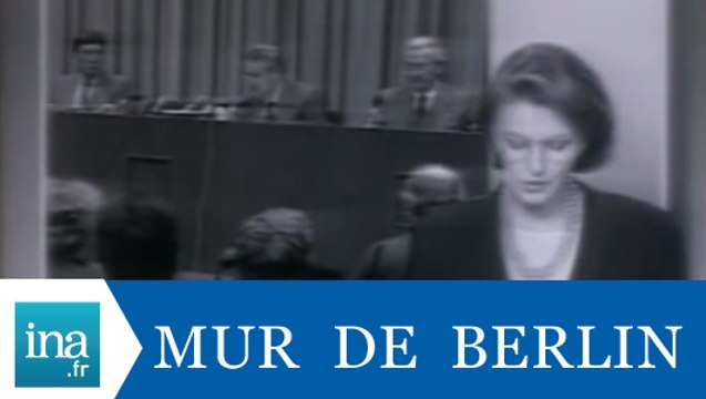 La télévision est-allemande annonce l'ouverture des frontières - Archive INA