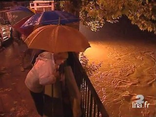 [Orages et inondations dans le Gard et dans l'Herault]