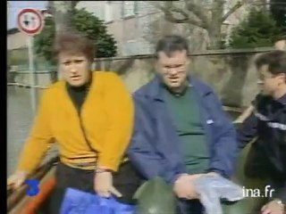 Inondations à Neuville sur Saône