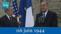 George W Bush et Jacques Chirac 
