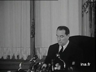 Conférence de presse M. Mitterrand