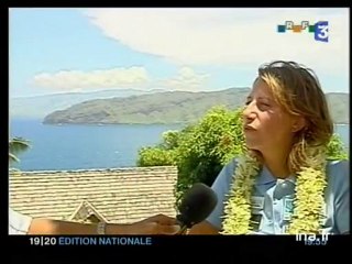 [Arrivée de Maud Fontenoy aux iles Marquises]