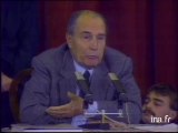 Sévère réquisitoire de Mitterrand contre Ceausescu