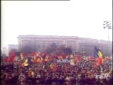 Bucarest : les sifflets couvrent voix de Ceausescu