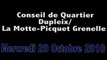 Conseil Quartier du 20/10/10 Dupleix-Motte Picquet Grenelle
