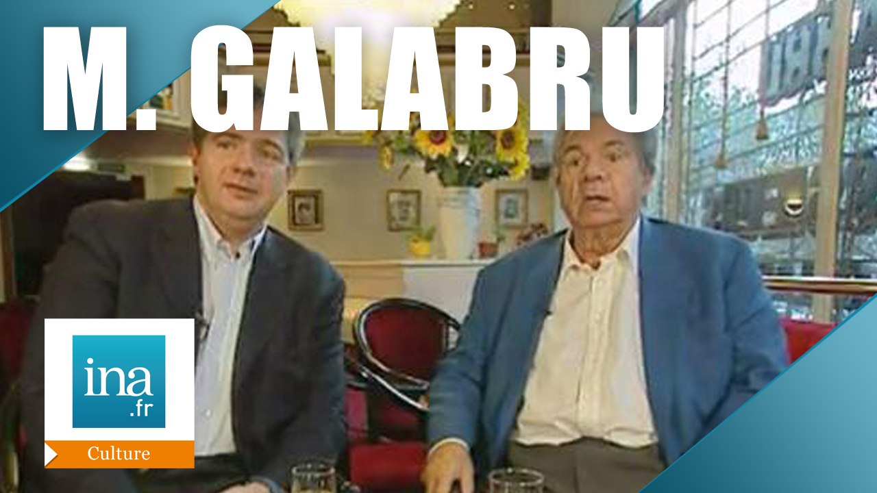 Michel Galabru et son fils au théâtre | Archive INA