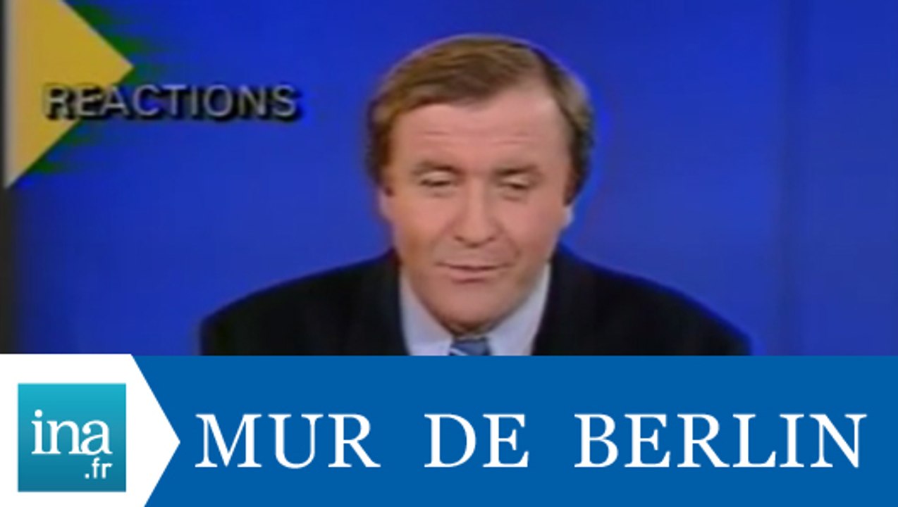 Chute du Mur de Berlin: Paul Quiles et de Jacques Toubon réagissent - Archive INA