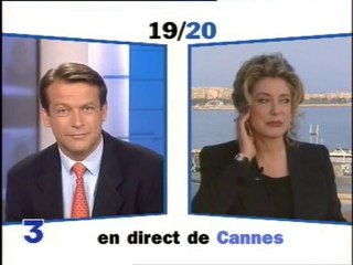En direct de Cannes, Catherine Deneuve à propos du film "Le temps retrouvé"
