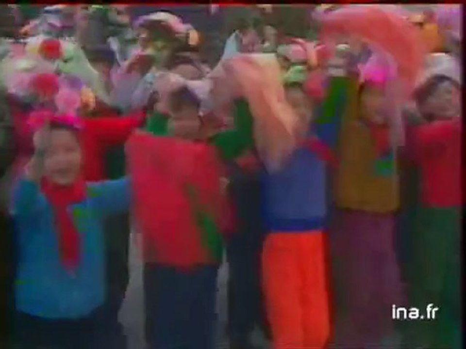 Arrivée de Valéry Giscard d'Estaing en Chine