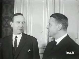 Valéry Giscard d'Estaing et Michel Debré : Passation de pouvoir