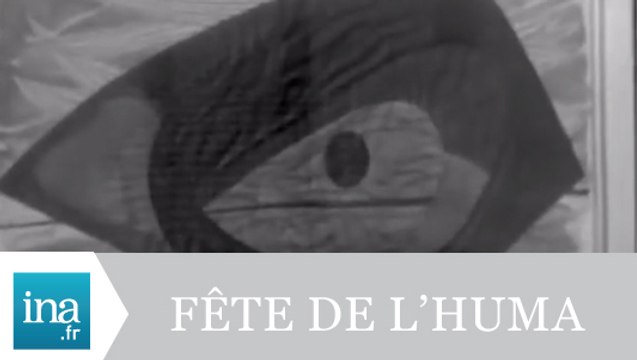 Expo de dessins à la Fête de l'Humanité - Archive INA