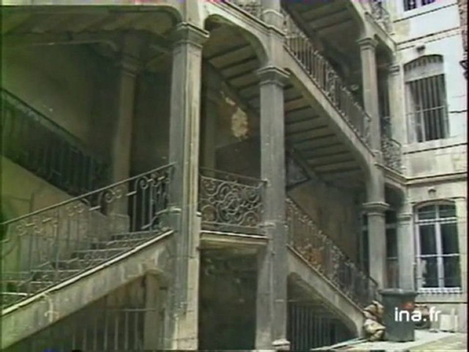 Les cours et escaliers à Besançon