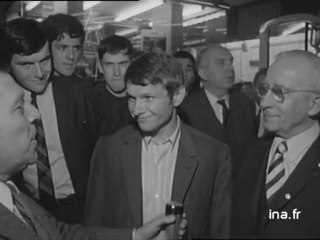 Retour des Girondins de Bordeaux après match contre Saint Etienne