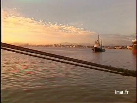 Les paquebots dans le port de Bayonne
