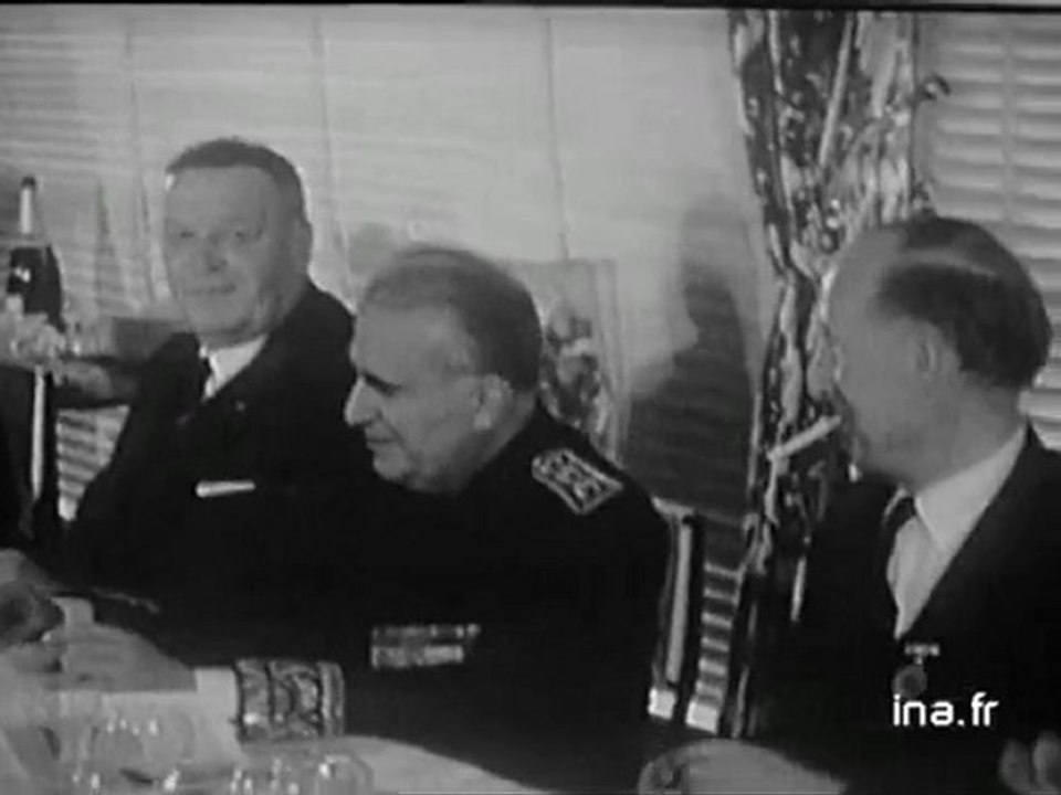 Inauguration de la foire de Lyon par Monsieur Georges POMPIDOU, premier ministre