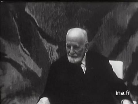 Interview de René CASSIN, président de la lutte pour les droits de l'homme