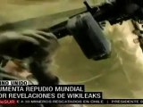 Aumenta repudio mundial por revelaciones de Wikileaks