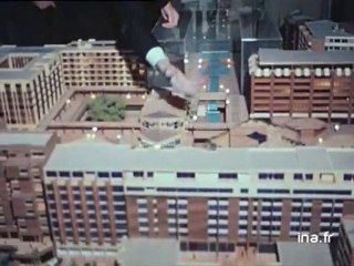 Présentation à la presse de la maquette de la place Occitane