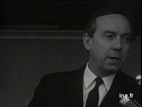 Inauguration des écoles de l'ENAC et SUP AERO par Michel Debré