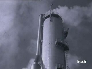 Toulouse, pose de la première pierre du futur bâtiment des colles à l'usine APC