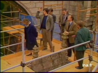 Restauration de la Cathédrale de Quimper : Installation d'une fresque