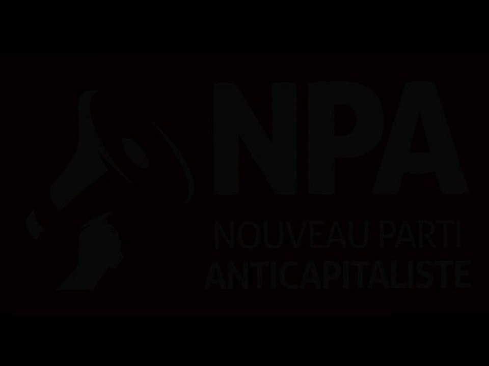 Le slogan du NPA
