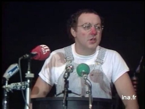 Coluche La fédération de petits candidats à l'élection présidentielle - Archive vidéo INA