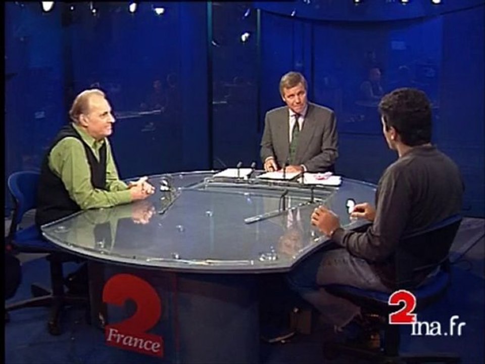 Nagui et Michel Serrault perturbent le 20h de Bruno Masure  - Archive vidéo INA