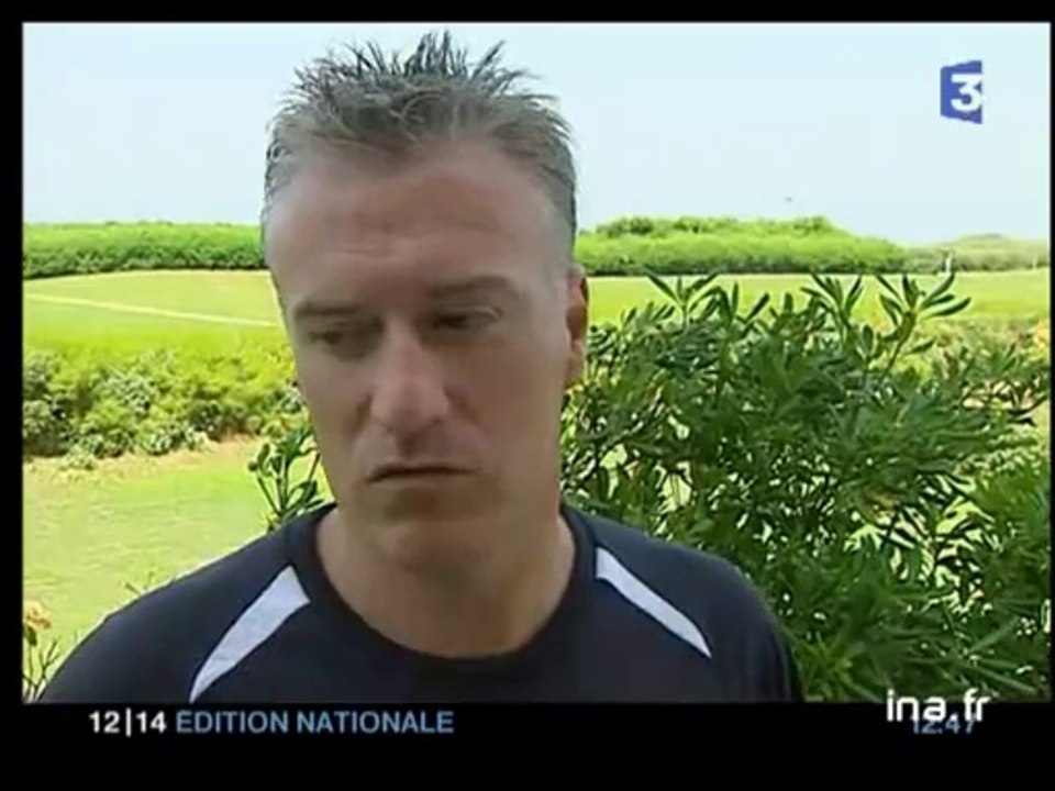 Didier Deschamps, entraîneur de l'AS Monaco - Archive INA